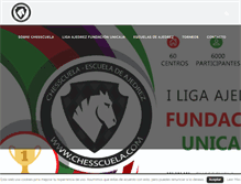 Tablet Screenshot of chesscuela.com